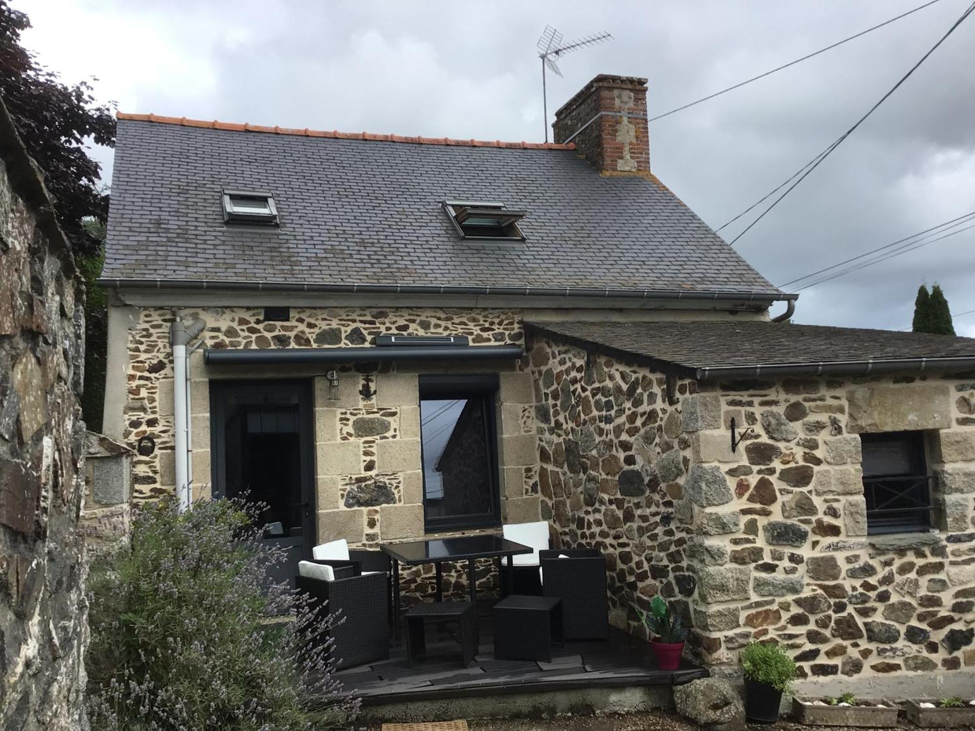 Plourhan Maison En Pierre A La Campagne Proche De La Mer מראה חיצוני תמונה